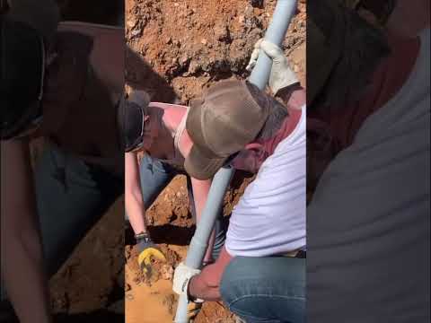 Diy a easy way to make a conduit sweep #pipe #conduit #diy #bend #fyp #reels #farmlife #tips
