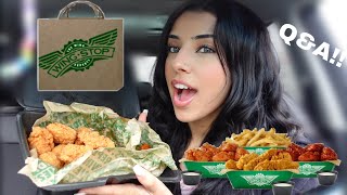 WINGSTOP Q&A MUKBANG
