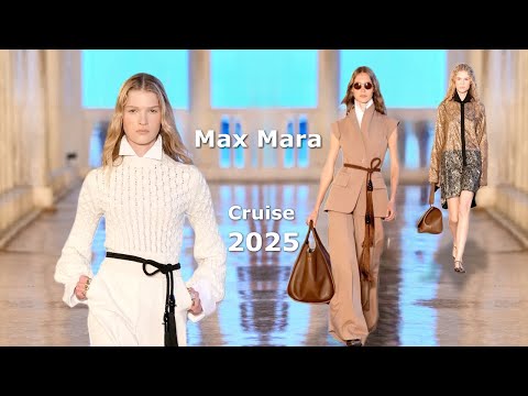 Max Mara Мода Cruise 2025 в Милане | Стильная одежда и аксессуары