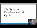 Systems Development Lifecycle Concepts