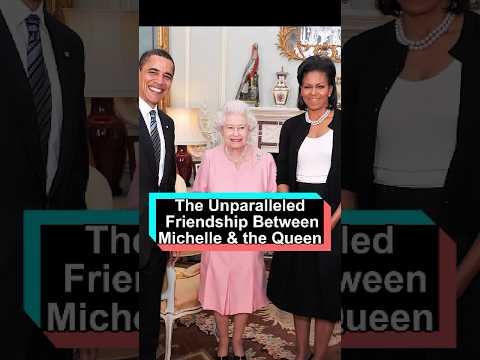 -Michelle Obama and the Late Queenโs Unparalleled Friendship.#foryou #celebrity #usa #fyp