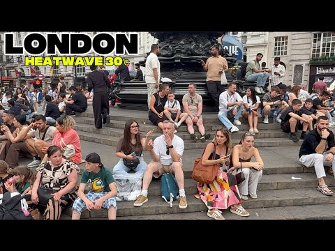 London in June 2025: London Summer Heatwave ! 30°C Walking Tour | 4K HDR Virtual Walk [4K HDR]
