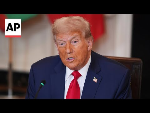 YouTube video thumbnail: Trump Says He Hasn't 'Thought About' Who Approved the Pause of Weapons to Ukraine
