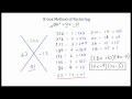Xbox Method of Factoring