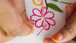 Hand embroidery design all over dress design very beautiful all over dress design