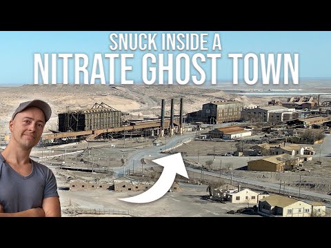 SNUCK inside a nitrate GHOST TOWN | ABANDONED