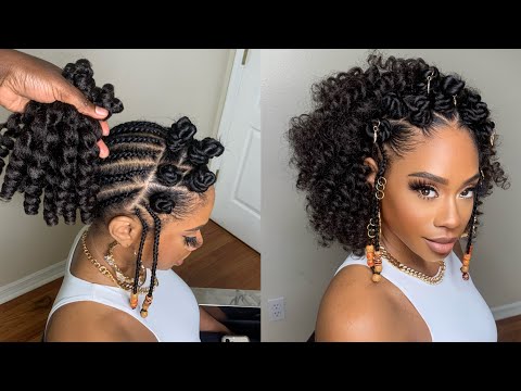 #547.  PERFECT STYLE FOR THIS HIGH HEAT!!   TOYOTRESS JAMAICAN BOUNCE WAND CURL