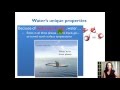 Properties and Behavior of Water
