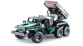 Rc Adventures: CaDA (LEGO) Rocket Launcher - Building Block RC Truck and Tank! - Block Rc