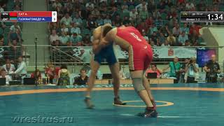 Вольная борьба 2018 ~ Финал 70 кг ~ Газимагомедов - Сат ~ Чемпионат России