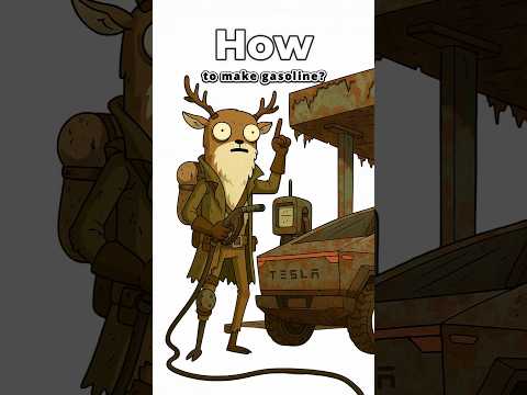 How to Make Gasoline in a Post-Apocalyptic World #shorts #science