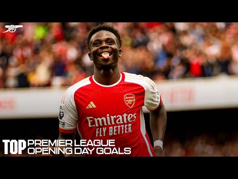 THESE STRIKES 😮‍💨 | TOP PREMIER LEAGUE OPENING DAY GOALS | Saka, Gabriel, Havertz & more | EPL