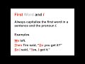 Mastering Capitalization Rules in English