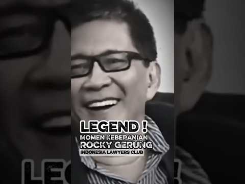 ILC Legend ‼️Momen Keberanian Rocky Gerung yang Sulit Dilupakan Orang🔥 #RockyGerung