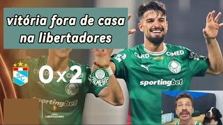 Sporting Cristal 0 x 2 Palmeiras - líder do grupo - Libertadores da America