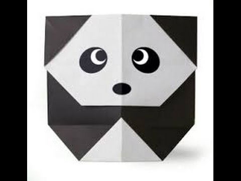 How To Make An Easy Origami Panda Bear - YouTube