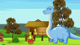 Tyrannosaurus tried to lure other dinosaurs with delicious fruit. But Tyrian dinosaur failed.