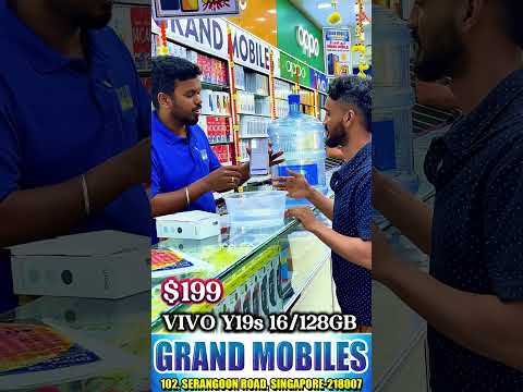 Vivo Y19s mobile water and drop test |Grandmobiles|singapore