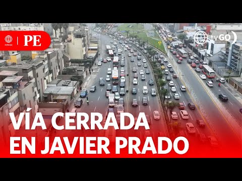 Auxiliar de Javier Prado cerrada cerca del Ministerio de Cultura | Primera Edición | Noticias Perú