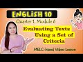 Evaluating Texts and Performances