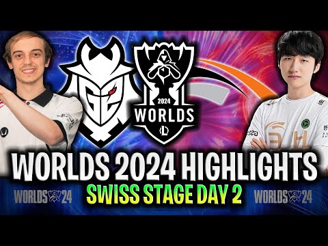 G2 vs HLE HIGHLIGHTS WORLDS 2024 SWISS STAGE DAY 2 - G2 ESPORTS vs HANWHA LIFE ESPORTS WORLDS 2024