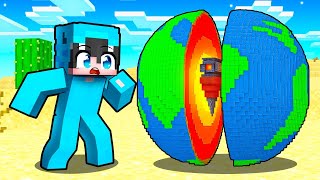 Cavé Hasta el Otro Lado del Mundo en Minecraft!