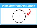Arc Length and Diameter Calculations