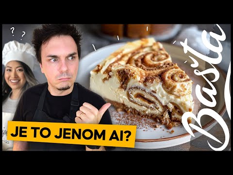 CINNAMON ROLL CHEESECAKE podle AI? - Bašta #94