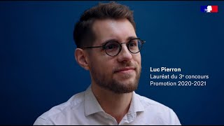 Luc Pierron, lauréat du 3ème concours, élève de la promotion Aimé Césaire (2020-2021)