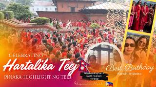 Ito ang pinakahihintay at pinakamahalagang araw ng Teej Festival sa Nepal.|Happiest Birthday Kanchi!