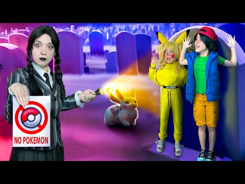 How to sneak a Pokémon past Wednesday Addams! MY POKÉMON VS Wednesday!