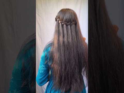try this easy braid hairstyle hack/#hair #hairstyle #hairtutorial #hacks #braids #shorts #hairstyles