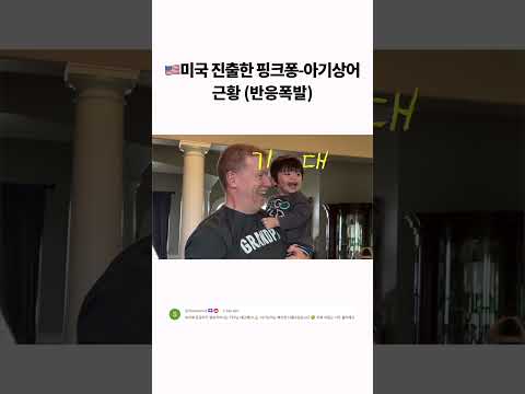 미국 할머니 할아버지도 따라추는 핑크퐁-아기상어🦈💙
