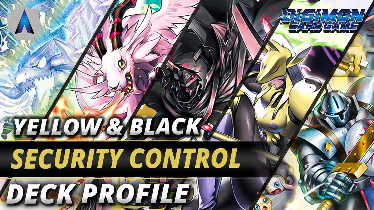 Digimon TCG! TIER 1! Yellow & Black Security Control Deck Profile Guide! (BT6 & EX01 English Format)