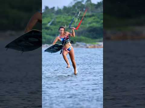 Action of a crazy Kitegirl! 😱🤯@PaulaNovotna