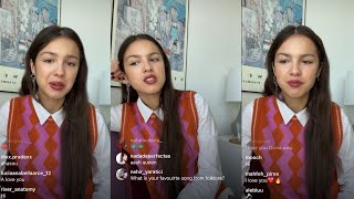 Olivia Rodrigo LIVE - Talks Depression and NEW TOUR | june 30th