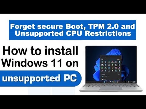 How to Install Windows 11 on Unsupported PC (New Easiest Method 2025)