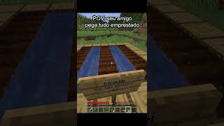 impossivel jogar com ele...  #curiosidades #minecraft #memes #minecraftmemes #clips #shorts