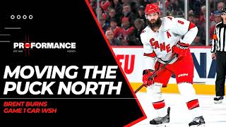Moving the Puck North- Brent Burns GM1 WSH CAR