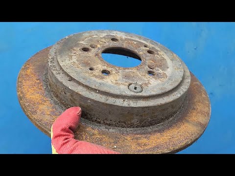 Amazing invention by a first-rate craftsman. Self-made from an old brake disc