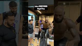 Lakers conditioning competition during playoff prep #lebronjames #Lakers #nba
