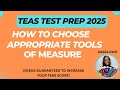 Choosing Appropriate Units of Measure