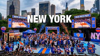 New York City LIVE Manhattan Knicks Final Game 4 Watch Party Central Park (June 10, 2026)