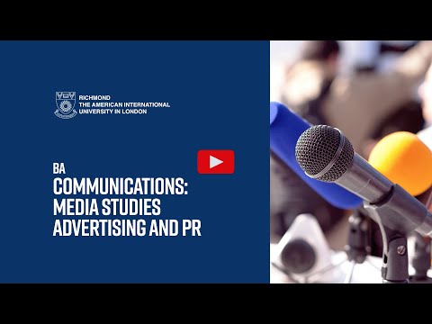 Communications: Advertising & PR / Media Studies BA (Hons)