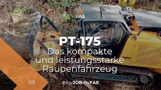 Video - FAE PT-175 - Das Raupenfahrzeug FAE mit forstmulcher, stubbenfräse und dozer-schild