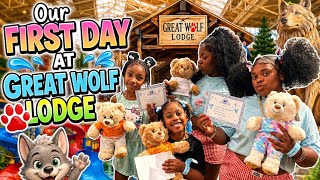 OUR FIRST DAY AT GREAT WOLF LODGE ( tythedancer) 