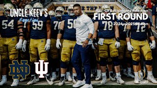 Reaction to Notre Dame vs Indiana College Football Playoff First Round | Uncle Keev Reacts