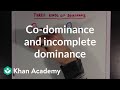 Exploring Co-dominance and Incomplete Dominance