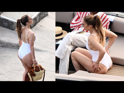 Jennifer Lopez's Boat Ride In Italy