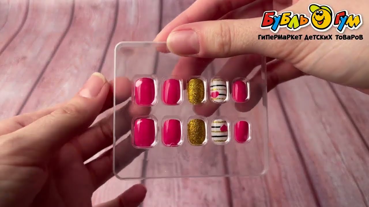 Набор накладных ногтей Secret heart  - видео